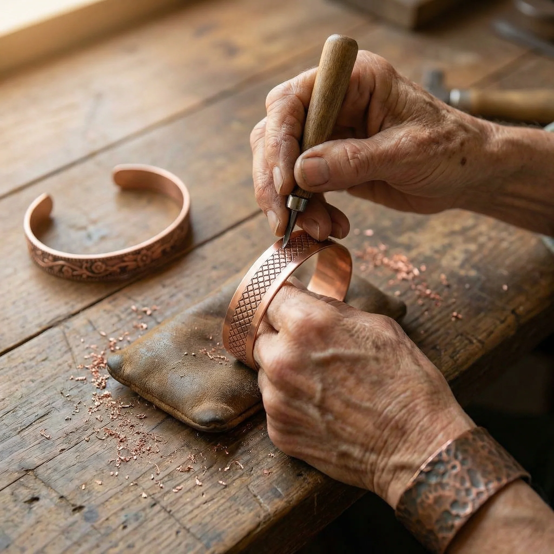 Anvil | Copper Bracelet