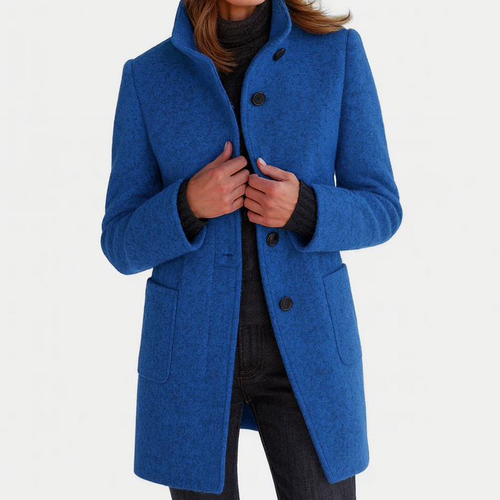 Veronica | Warm, Elegant Coat with a Cosy High Collar