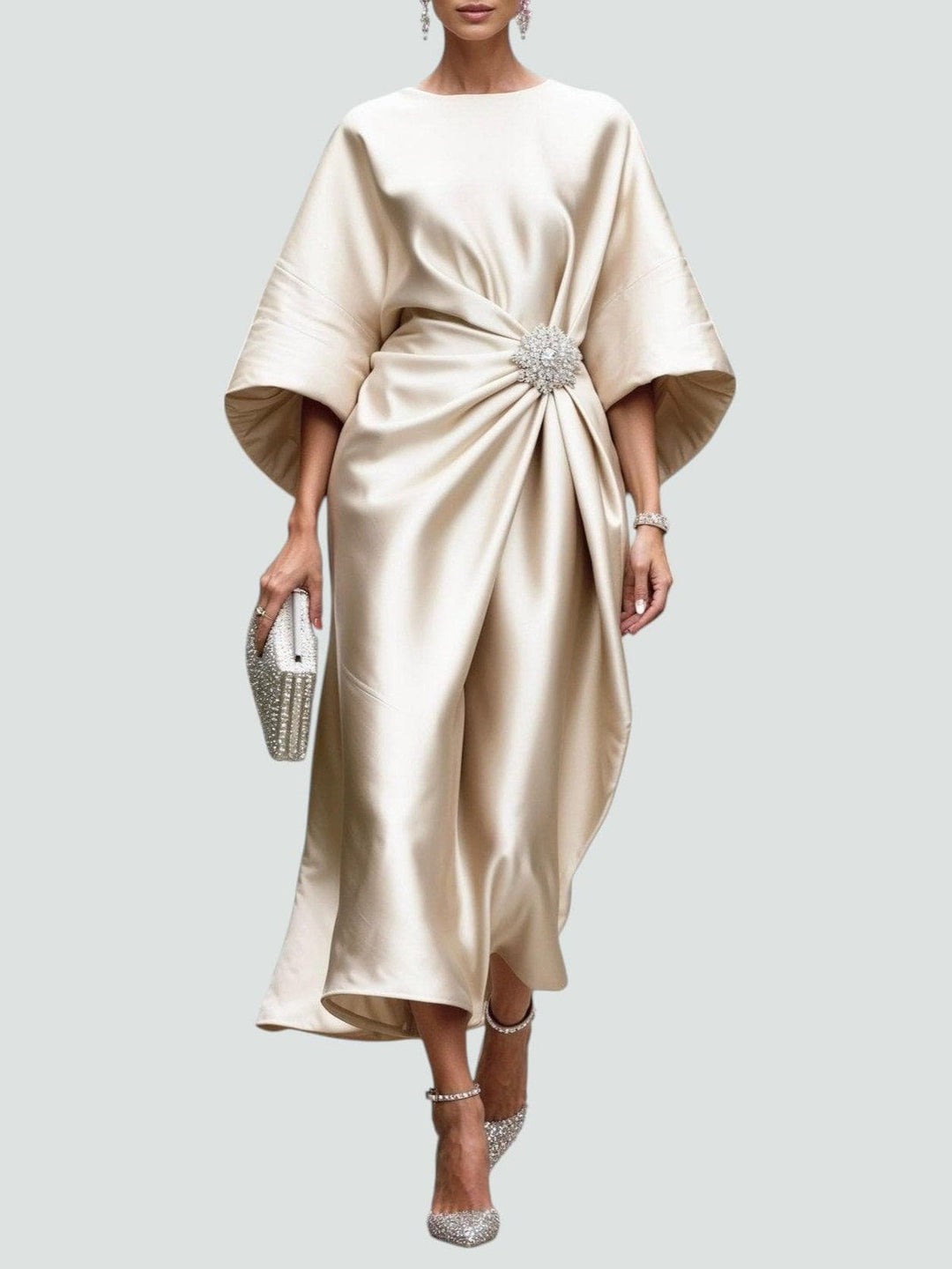 Isabelle | Draped Evening Gown