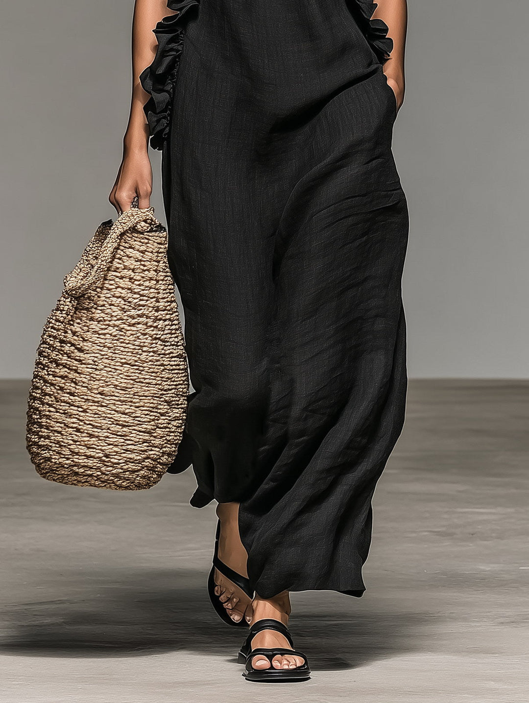 Hedwige | Long Dress with Pockets
