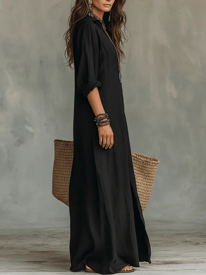 Vanessa | Long Buttoned Dress