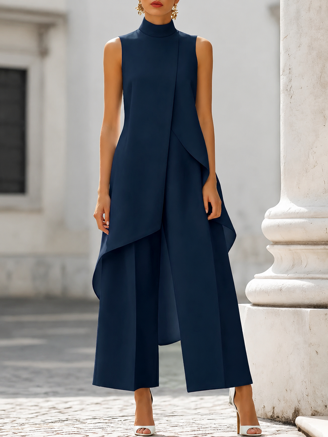 Catarina | Elegant Drape Jumpsuit