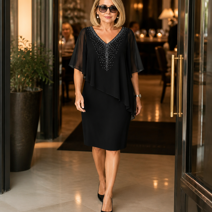 Joise | Cape Dress That Skips The Shawl Fuss