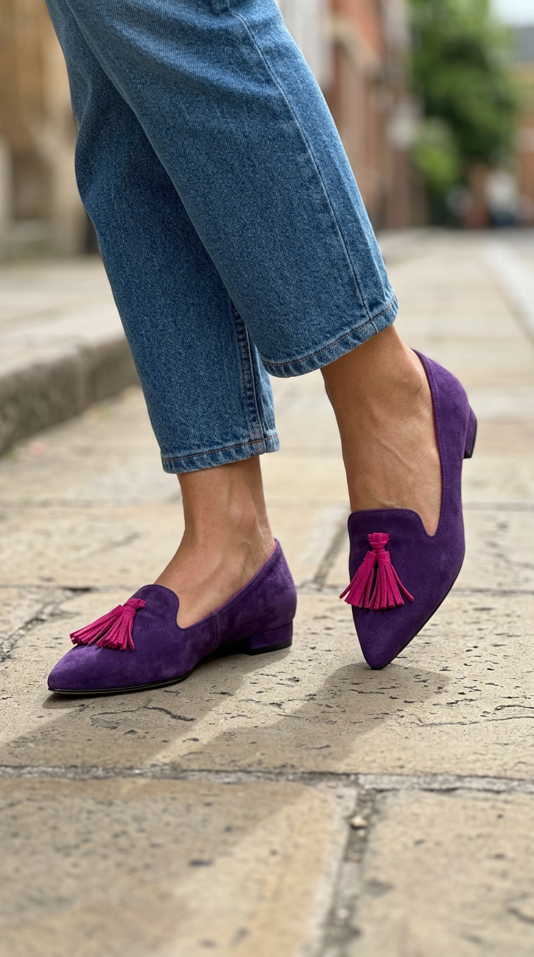Livia | Pointed Toe Slip-On Ballerina