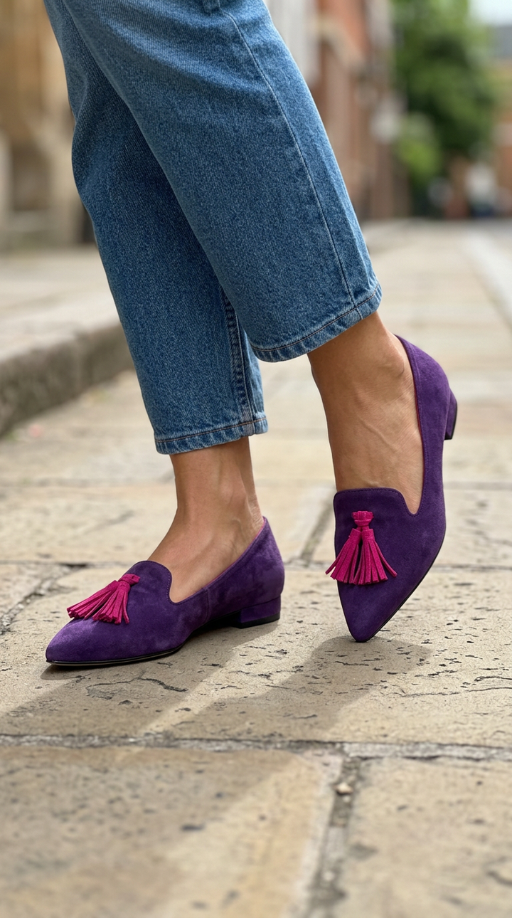 Livia | Pointed Toe Slip-On Ballerina