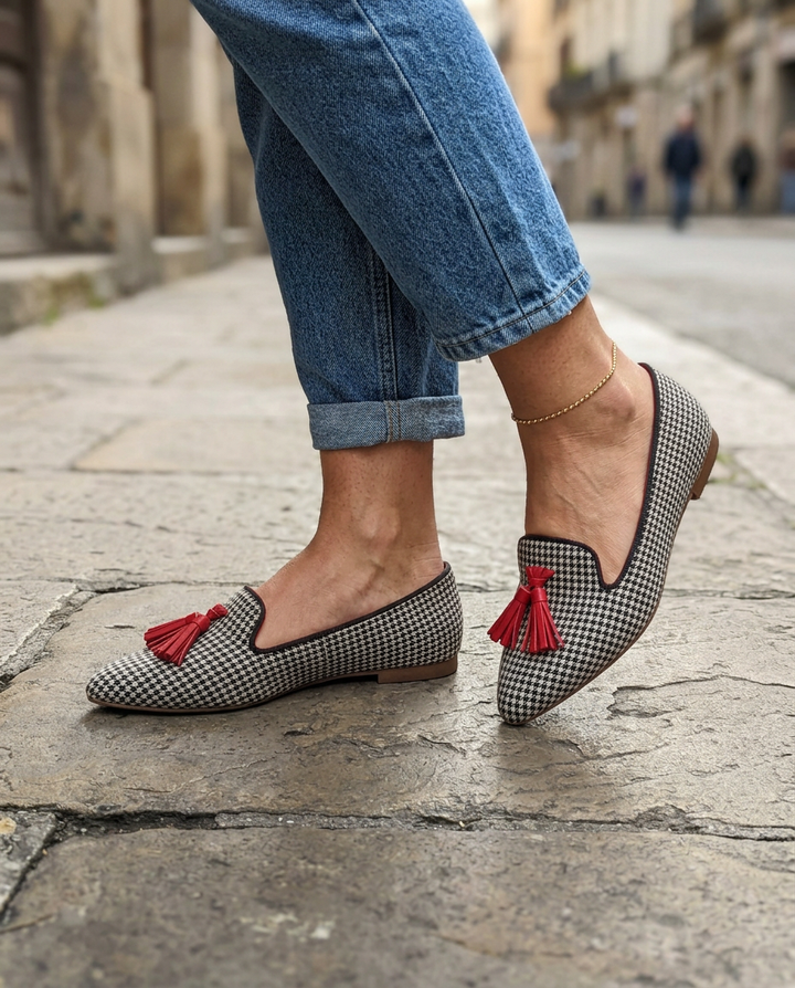Livia | Pointed Toe Slip-On Ballerina