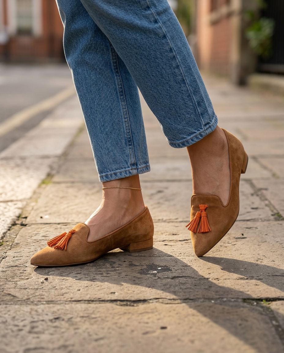 Livia | Pointed Toe Slip-On Ballerina