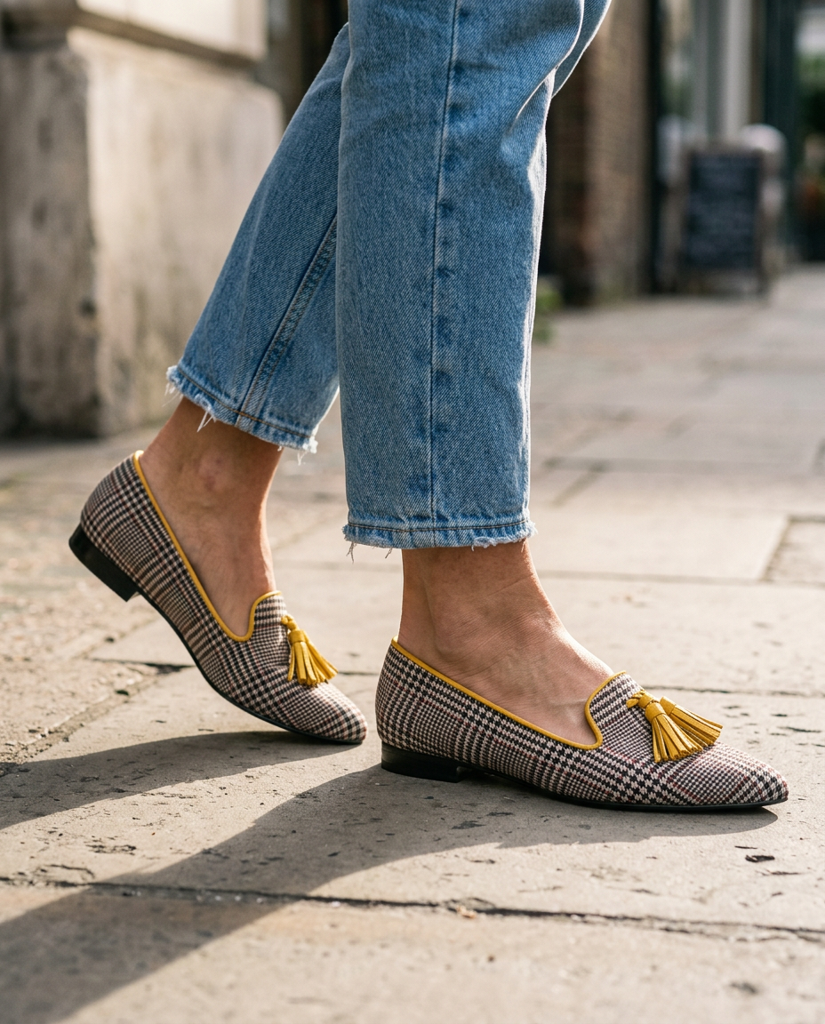 Livia | Pointed Toe Slip-On Ballerina