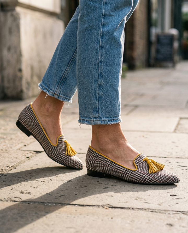 Livia | Pointed Toe Slip-On Ballerina