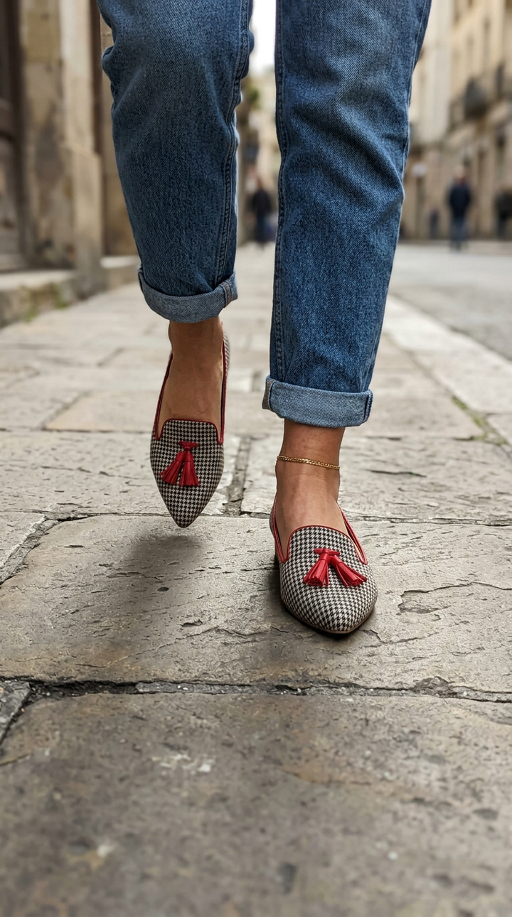 Livia | Pointed Toe Slip-On Ballerina