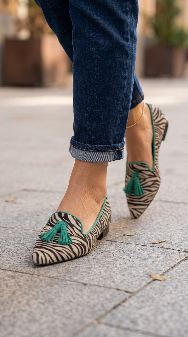 Livia | Pointed Toe Slip-On Ballerina