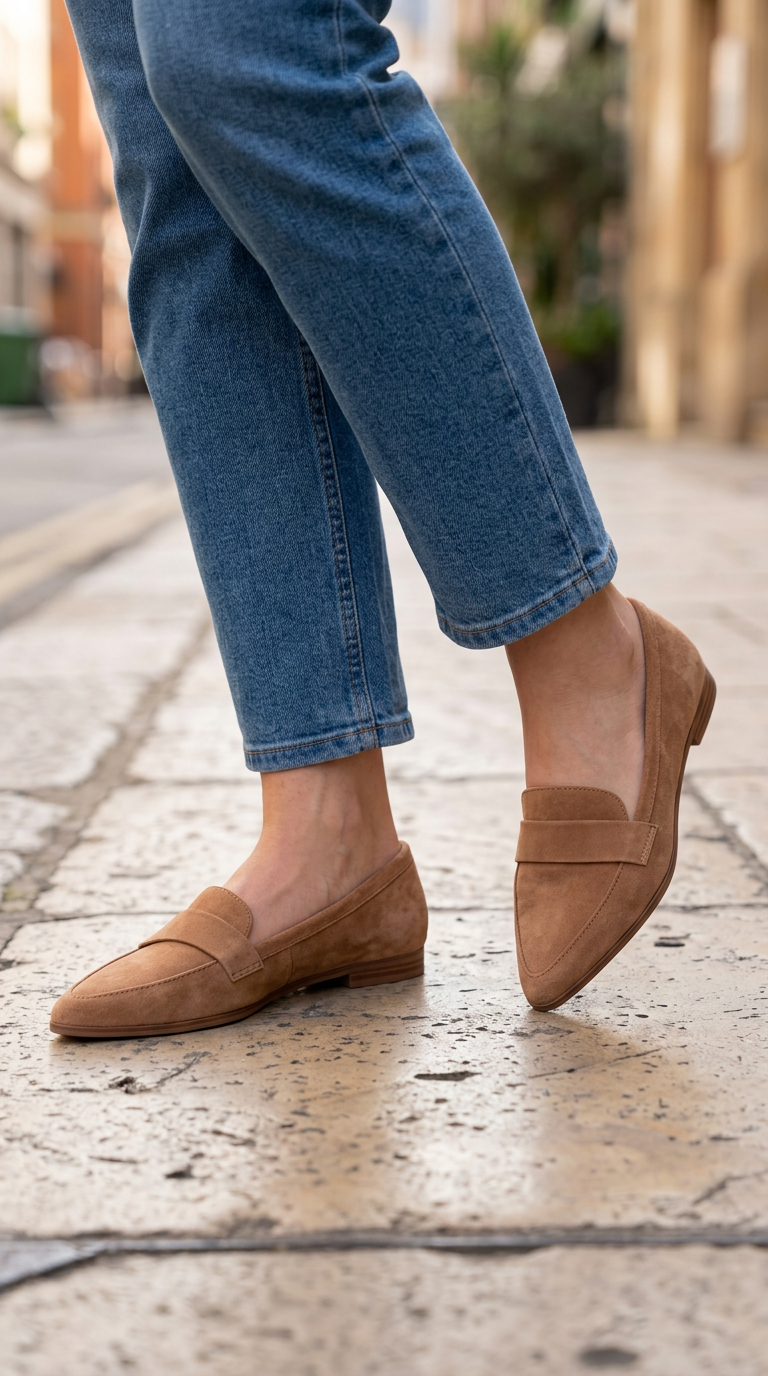 Paola | Pointed Moccasin with Strap on the Ankle