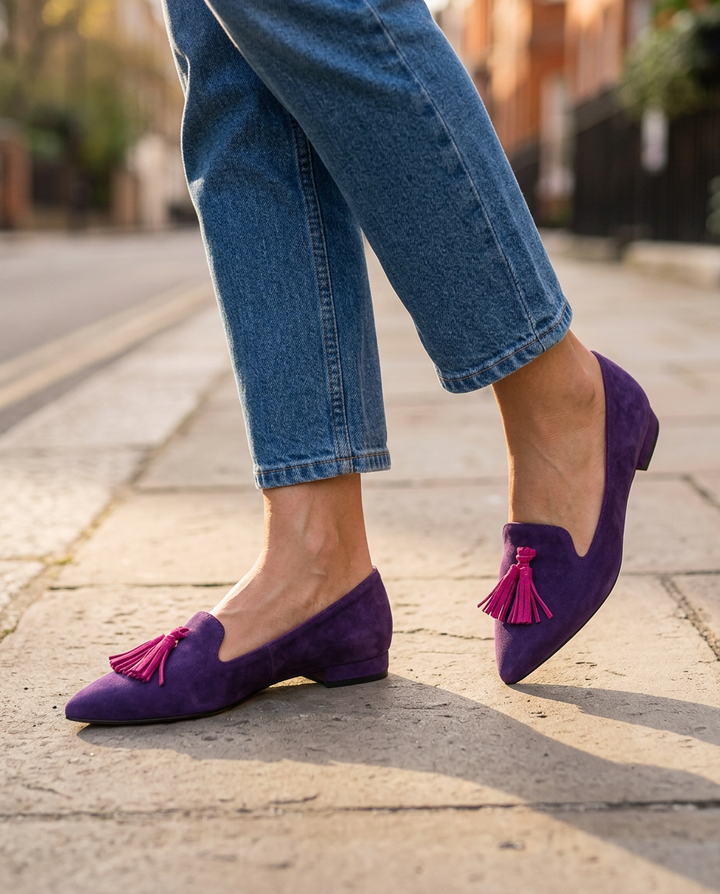 Livia | Pointed Toe Slip-On Ballerina