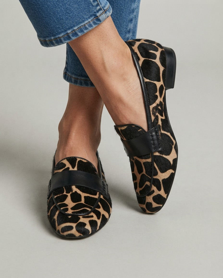 Giulia | Moccasin  Apricot Giraffe