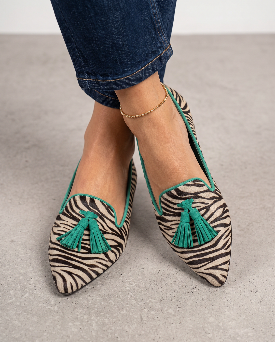 Livia | Pointed Toe Slip-On Ballerina