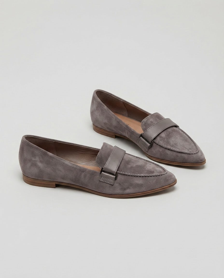 Paola | Pointed Moccasin with Strap on the Ankle