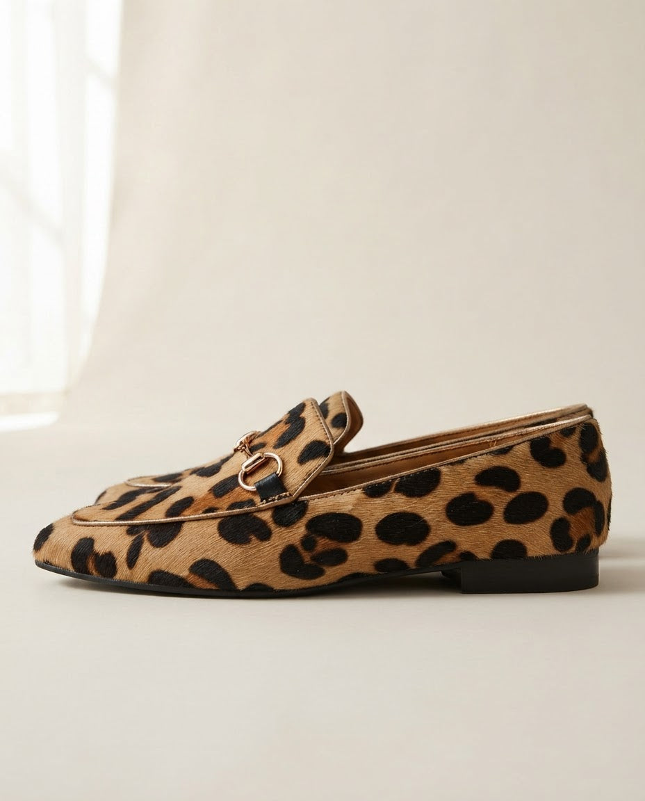 Serena | Loafer Leopard with Bit