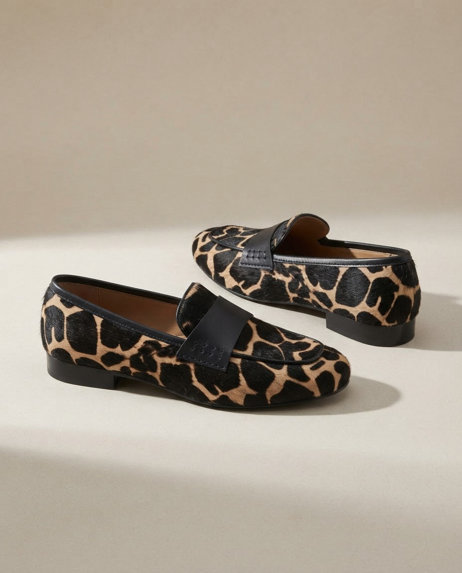 Giulia | Moccasin  Apricot Giraffe