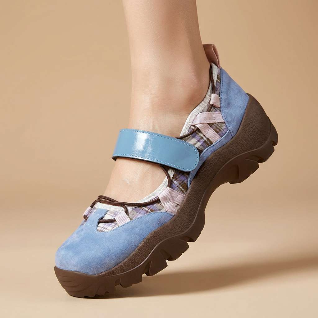 Vicky | Comfort Loafer with Velcro Closure