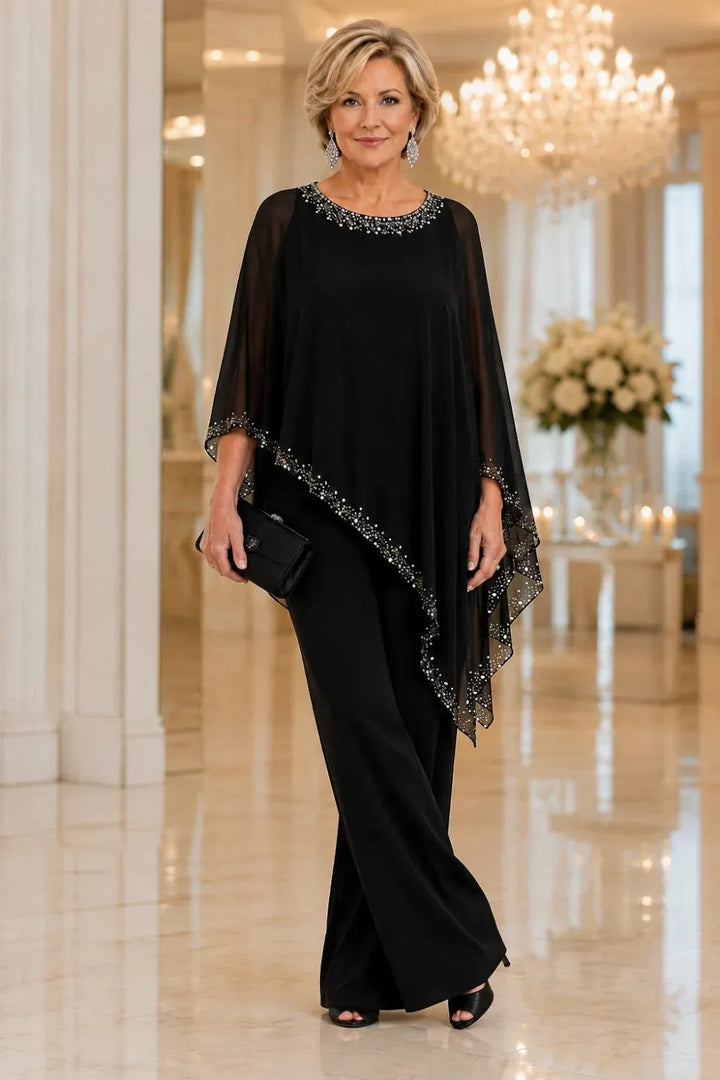 Perlantina | Chiffon Cape Set