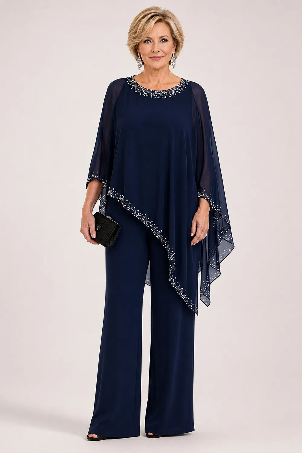 Perlantina | Chiffon Cape Set