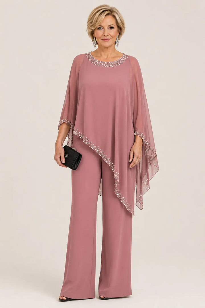 Perlantina | Chiffon Cape Set