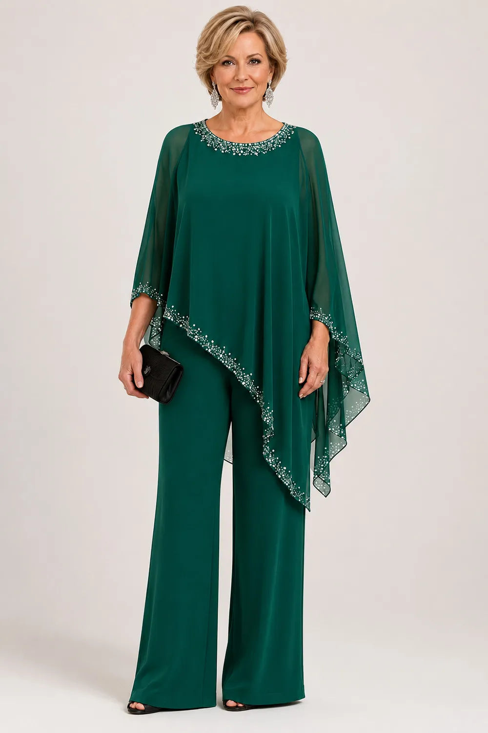 Perlantina | Chiffon Cape Set