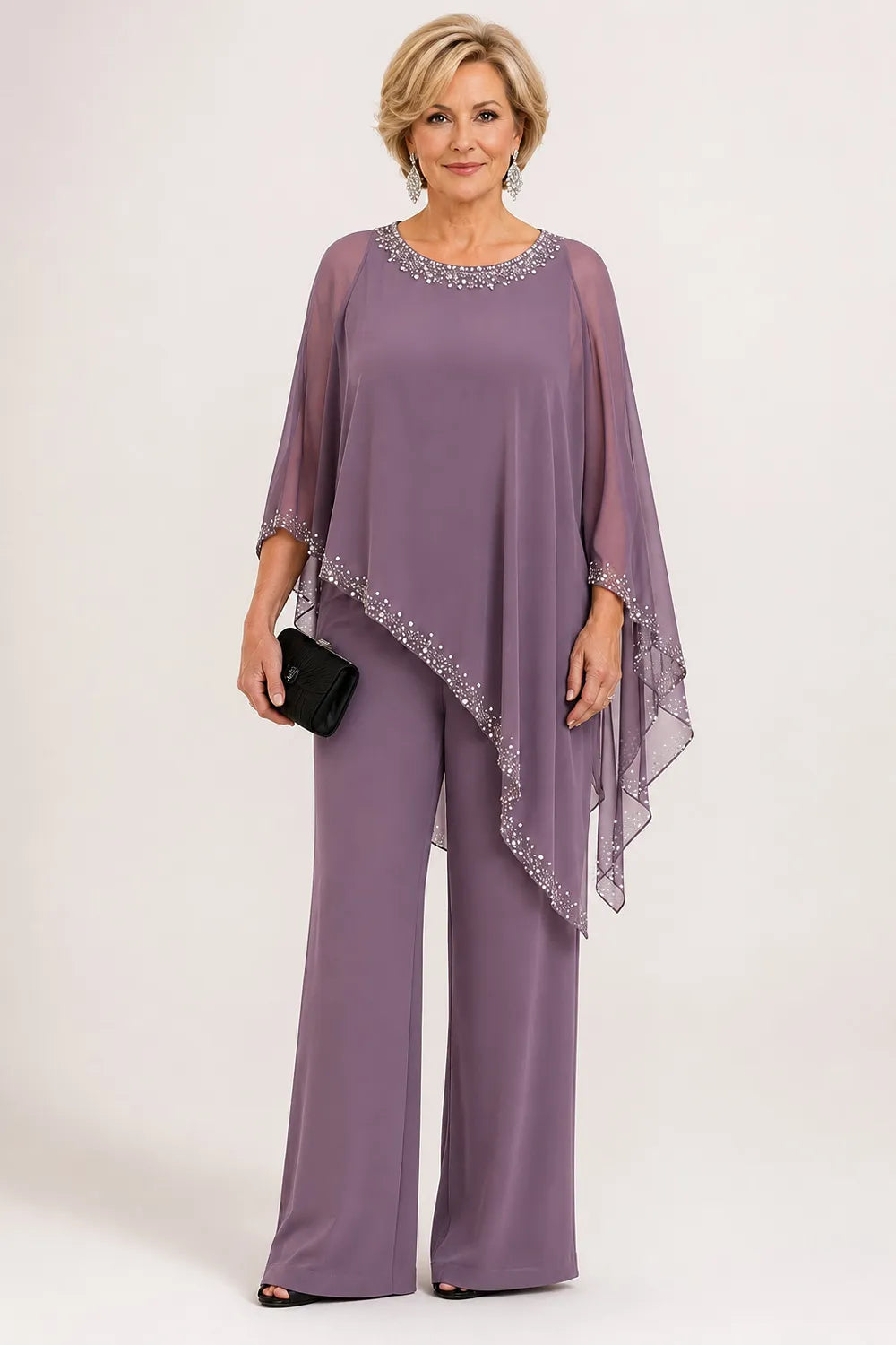 Perlantina | Chiffon Cape Set