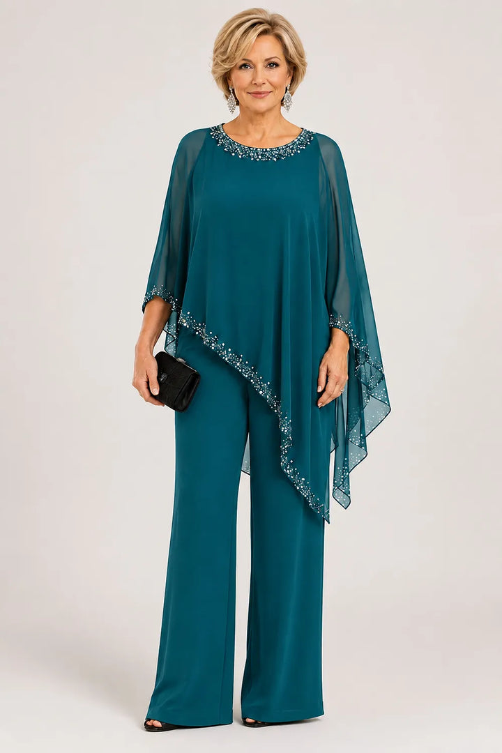Perlantina | Chiffon Cape Set