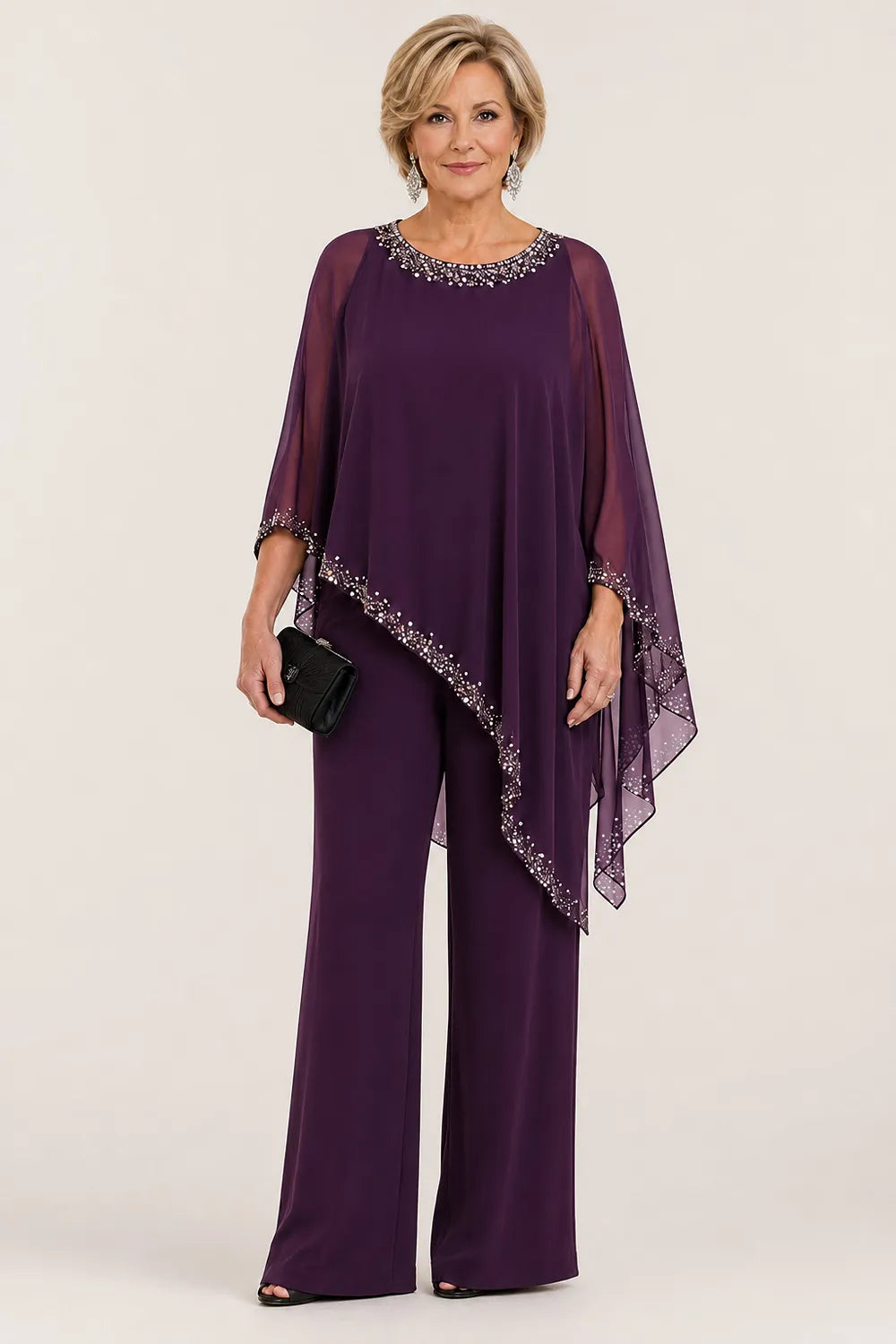 Perlantina | Chiffon Cape Set