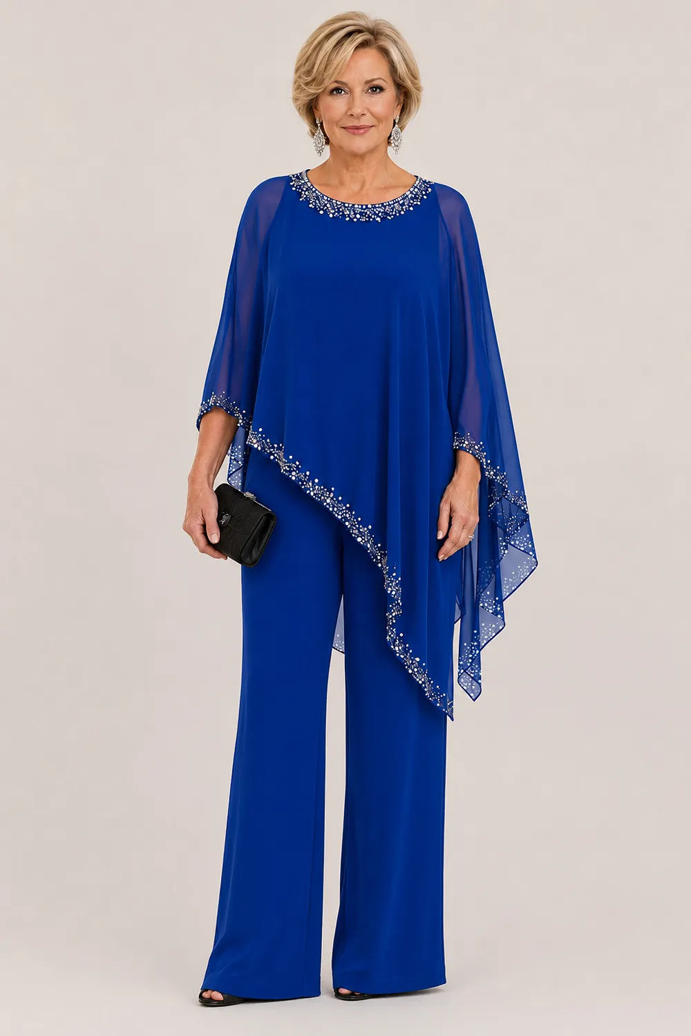 Perlantina | Chiffon Cape Set