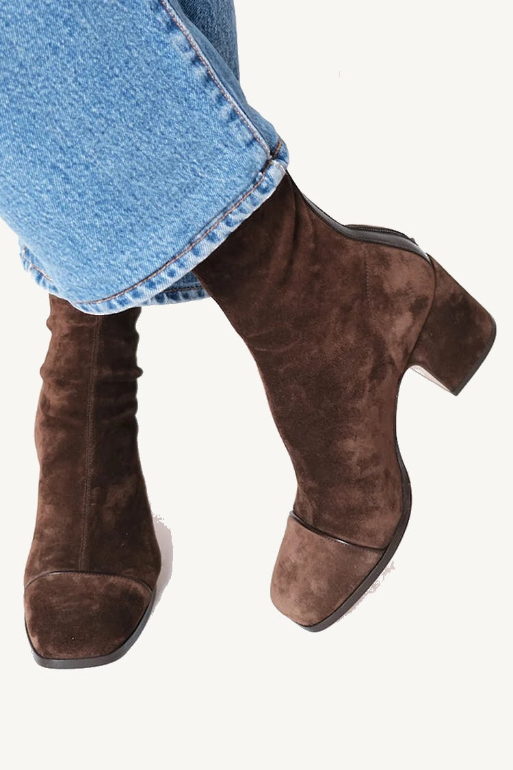 Elara | Elegant Suede Ankle Boots