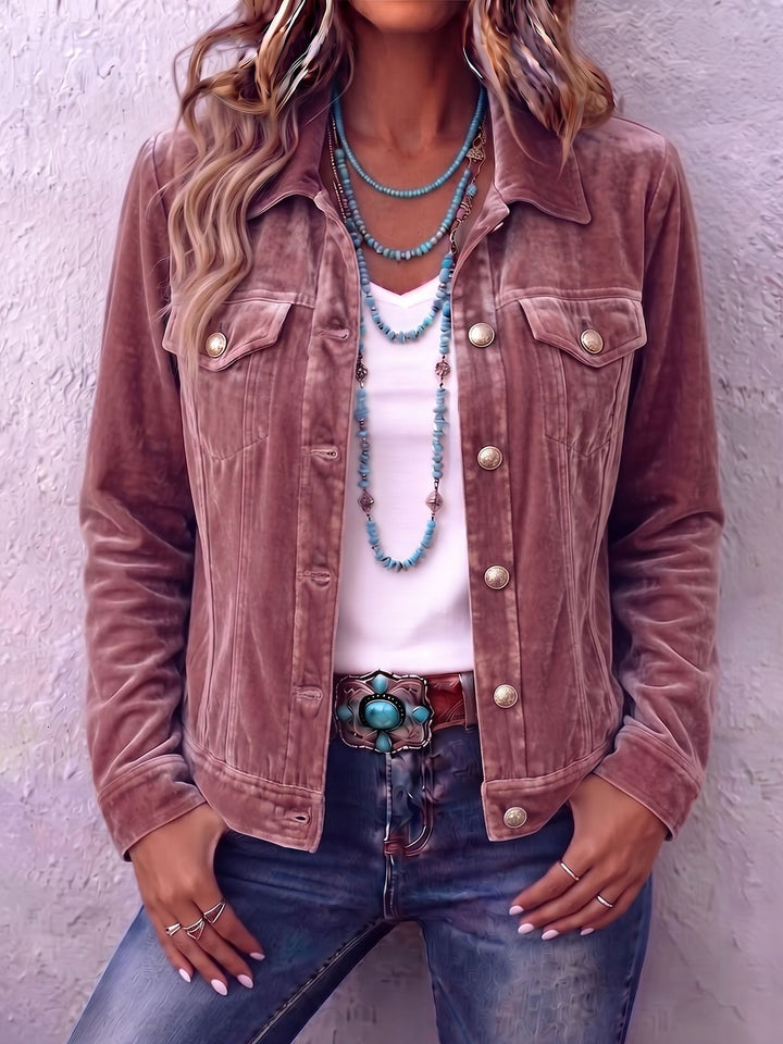 Dinah | Boho Vintage-Inspired Velvet Jacket