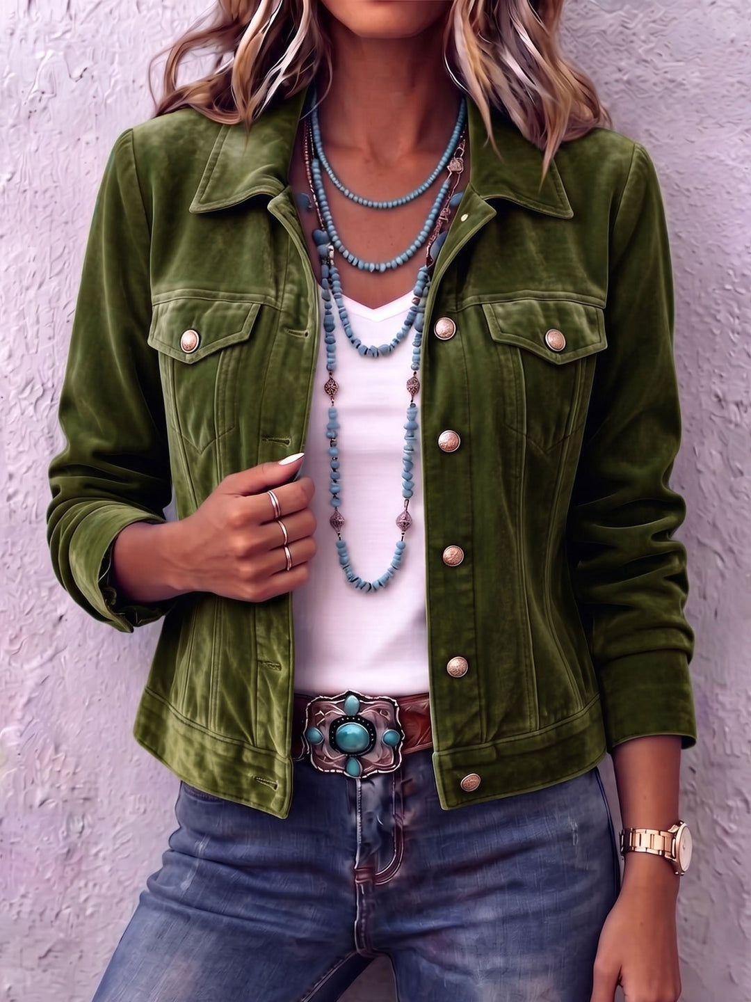 Dinah | Boho Vintage-Inspired Velvet Jacket