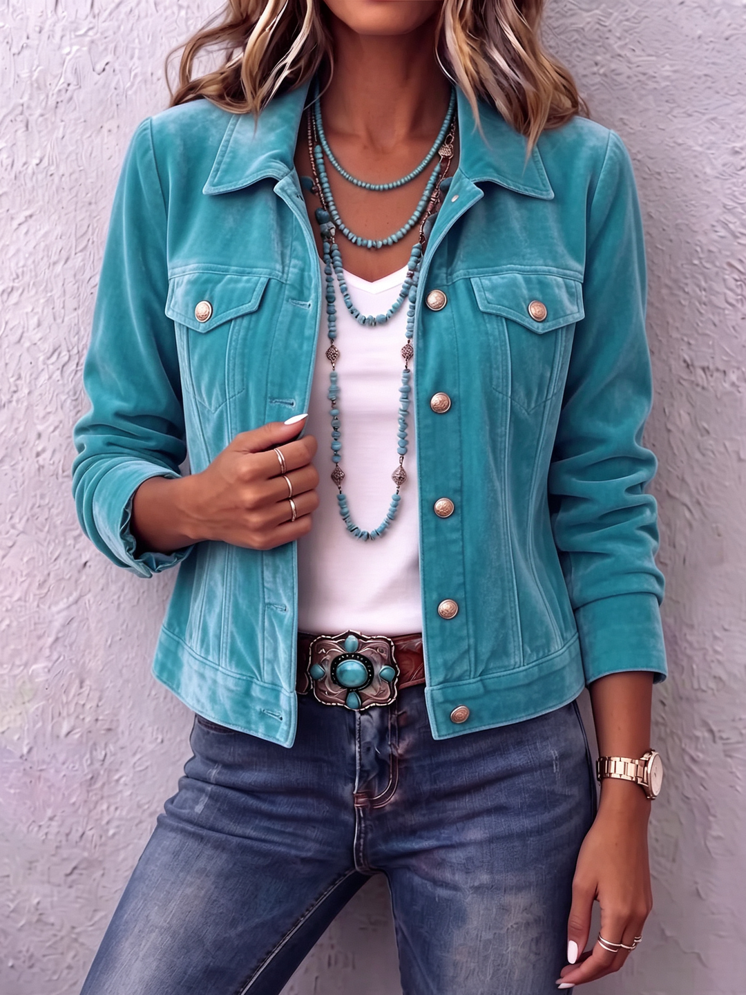 Dinah | Boho Vintage-Inspired Velvet Jacket