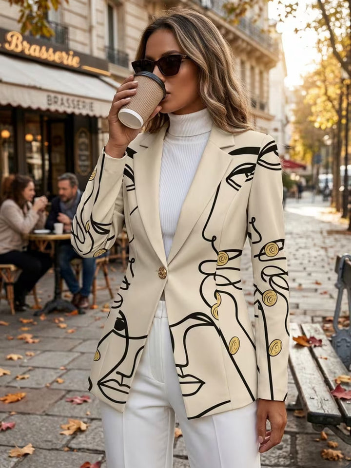 Philippine | Line-Drawn Blazer