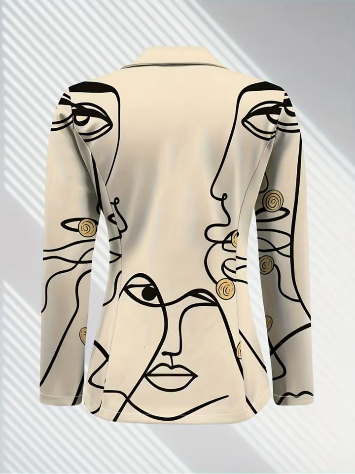 Philippine | Line-Drawn Blazer