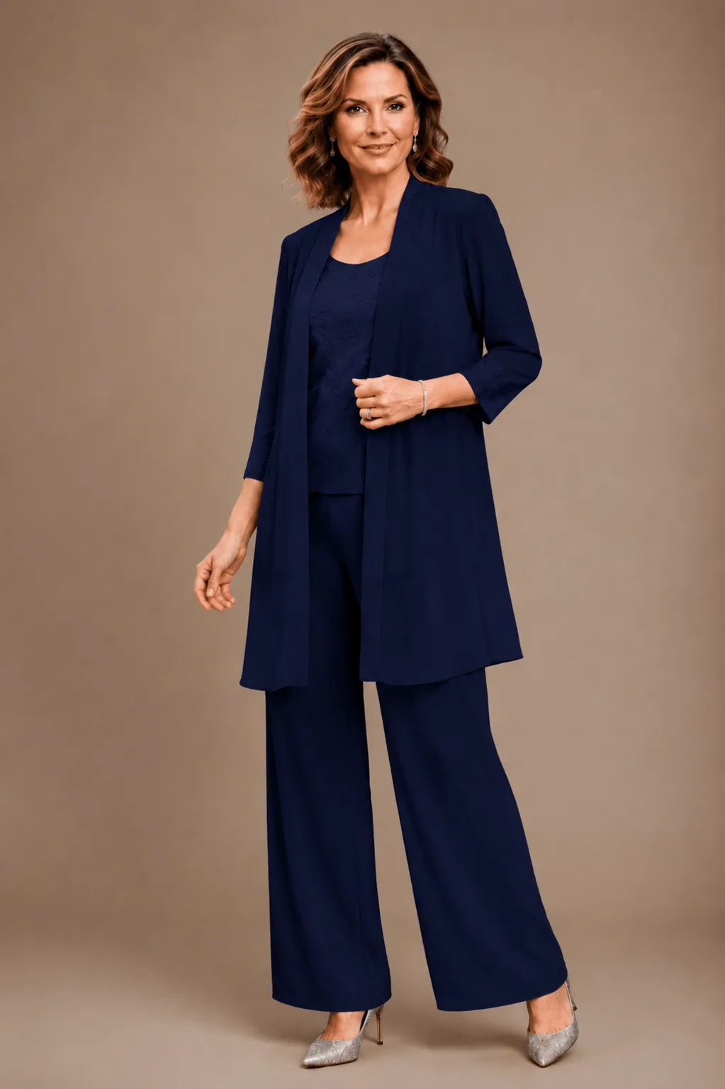 Evelinda | Complete 3-Piece Embroidered Set