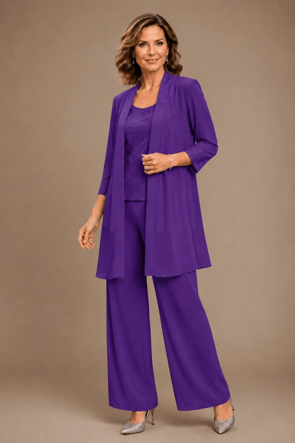 Evelinda | Complete 3-Piece Embroidered Set