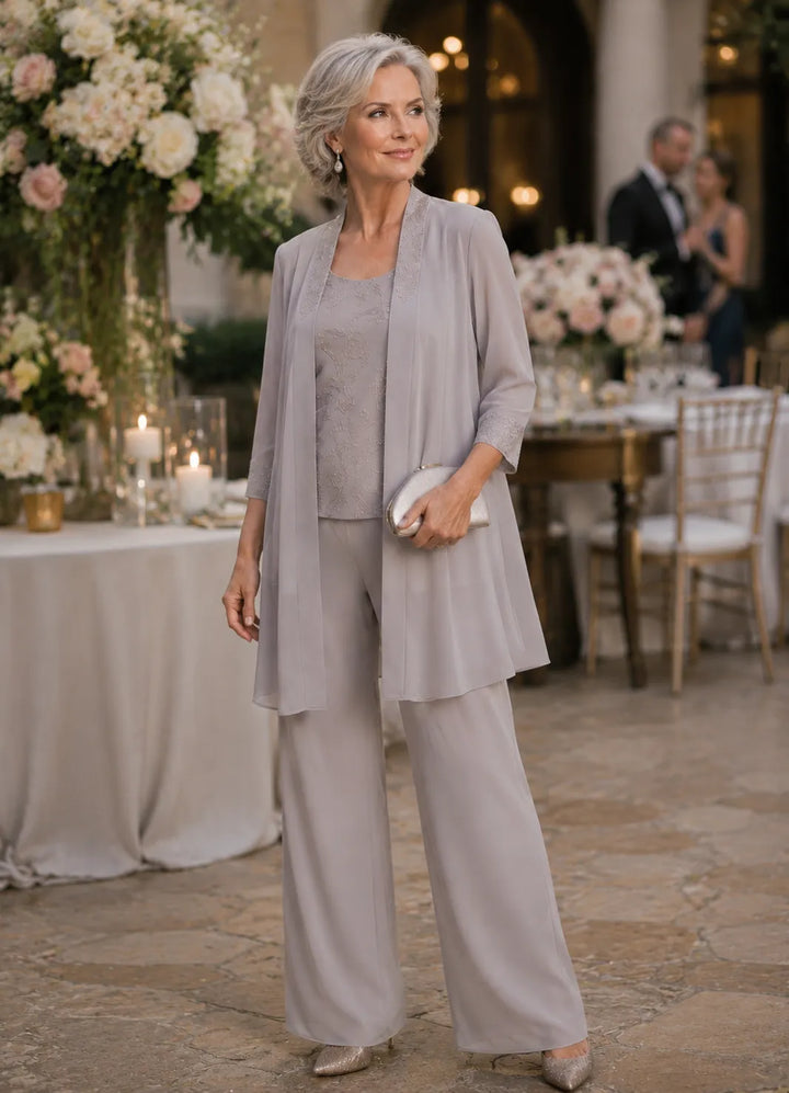 Evelinda | Complete 3-Piece Embroidered Set