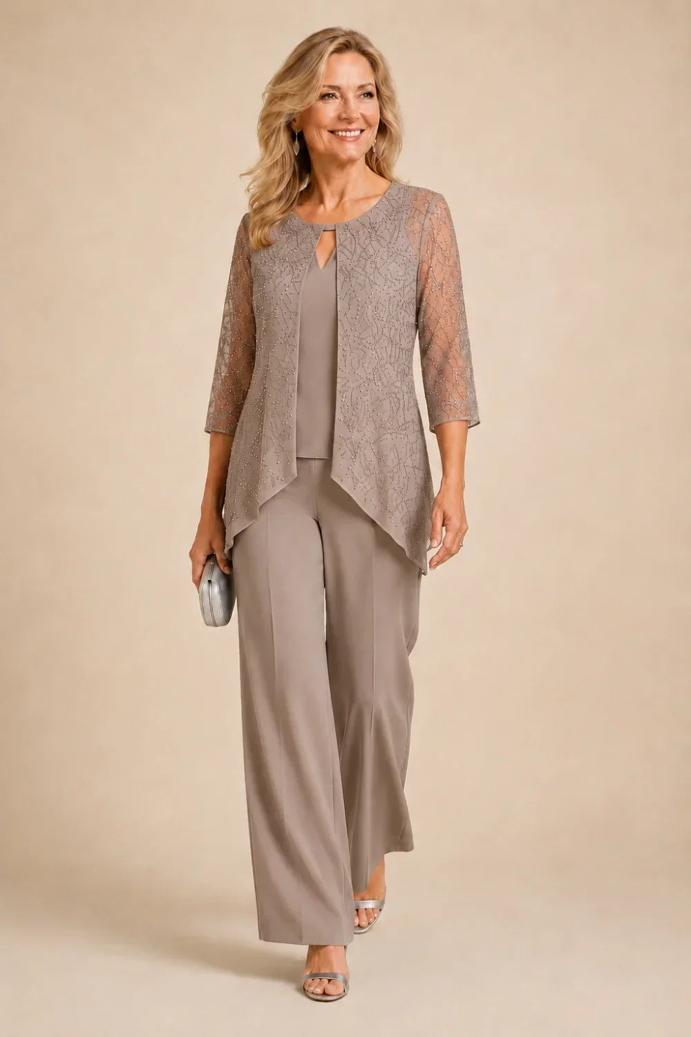 Merlettina | Layered Lace Suit