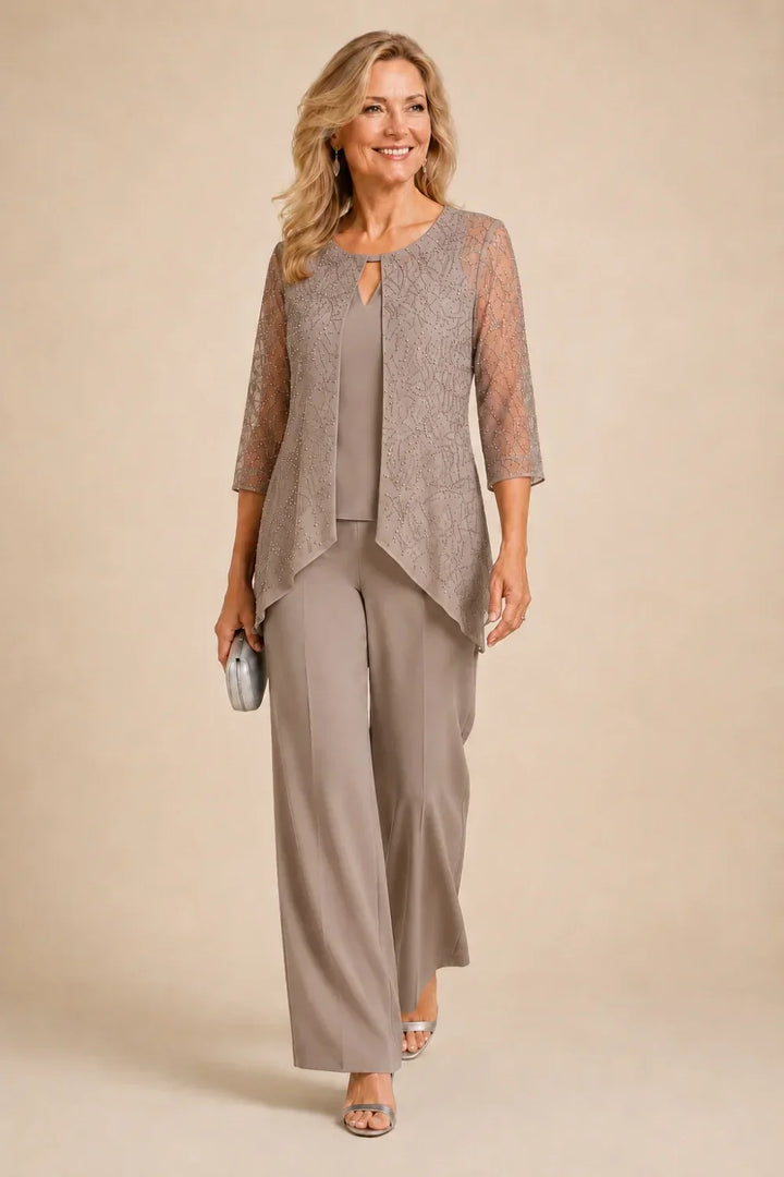 Merlettina | Layered Lace Suit