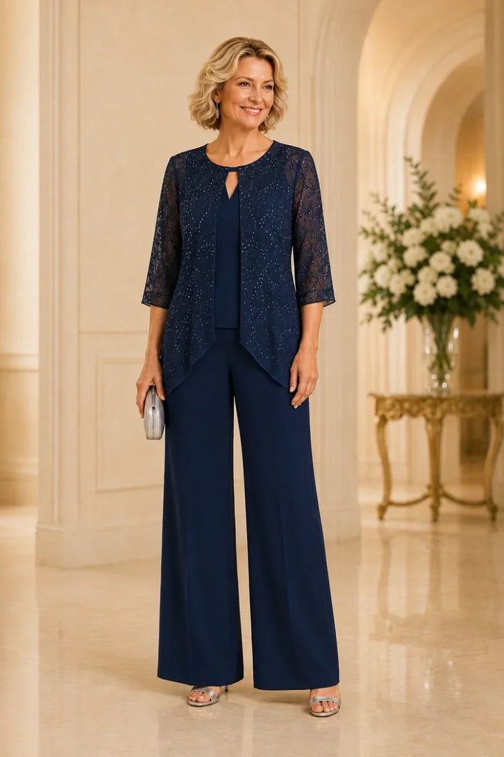 Merlettina | Layered Lace Suit
