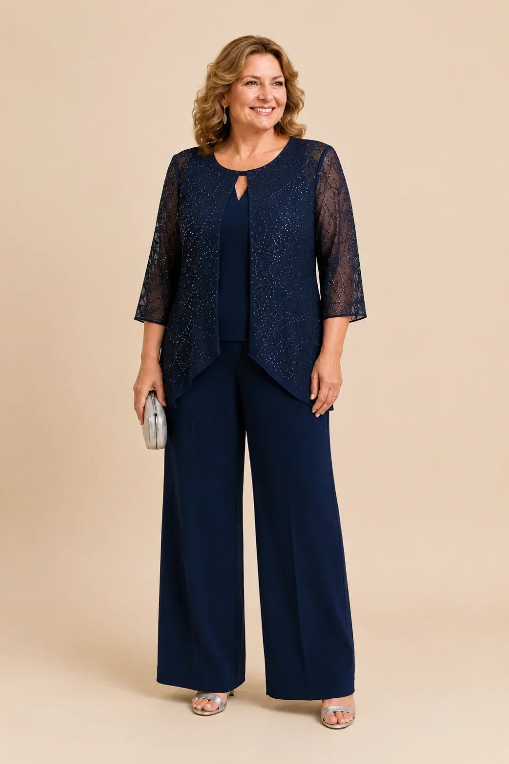 Merlettina | Layered Lace Suit