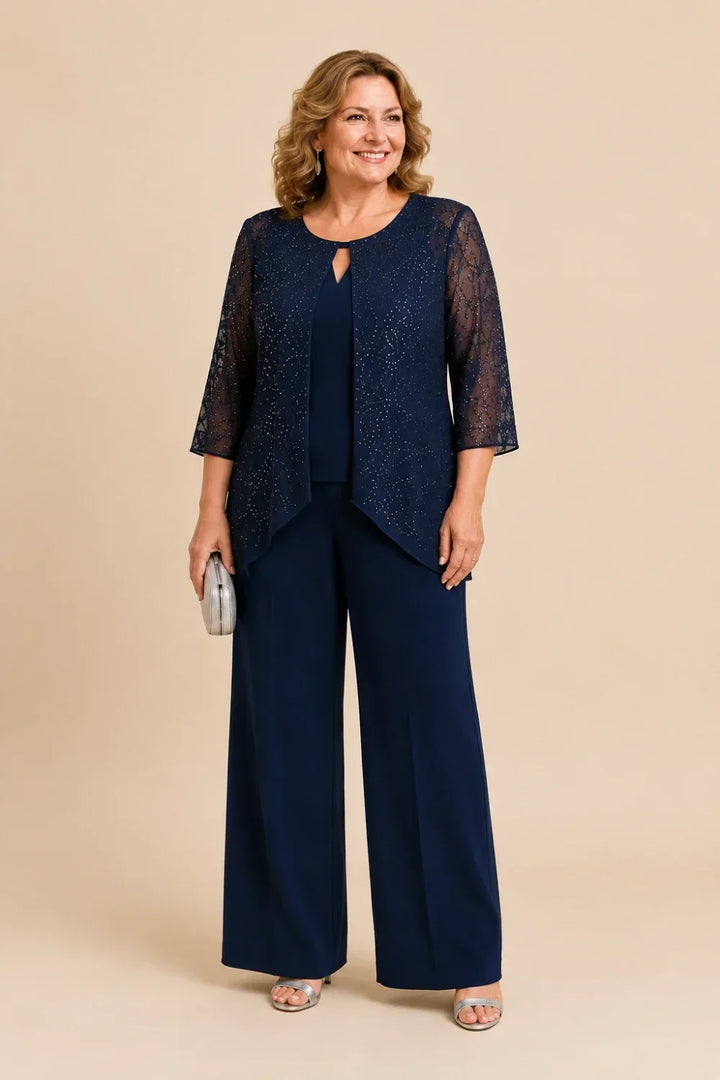 Merlettina | Layered Lace Suit