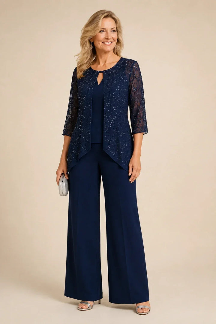 Merlettina | Layered Lace Suit