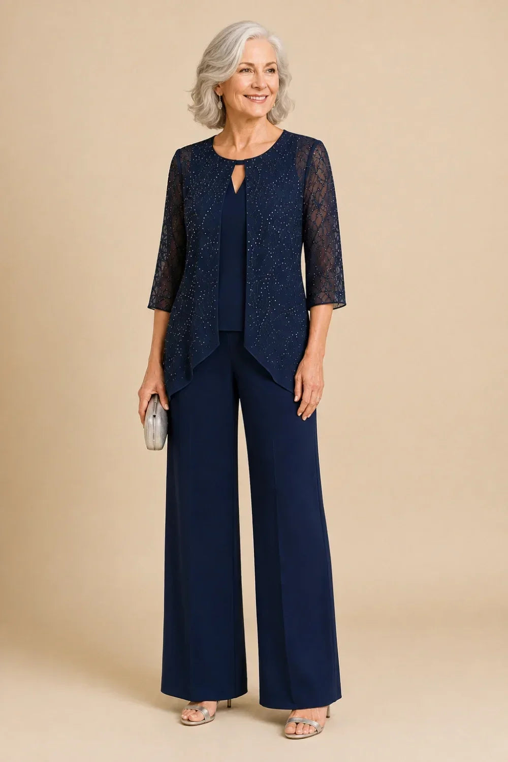 Merlettina | Layered Lace Suit