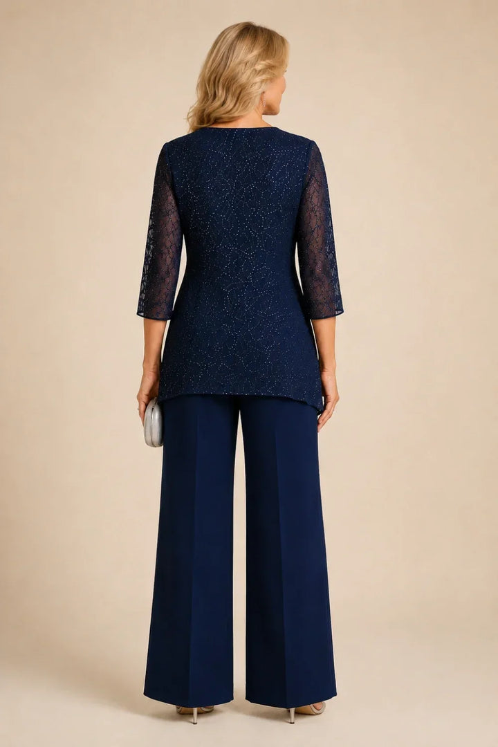 Merlettina | Layered Lace Suit