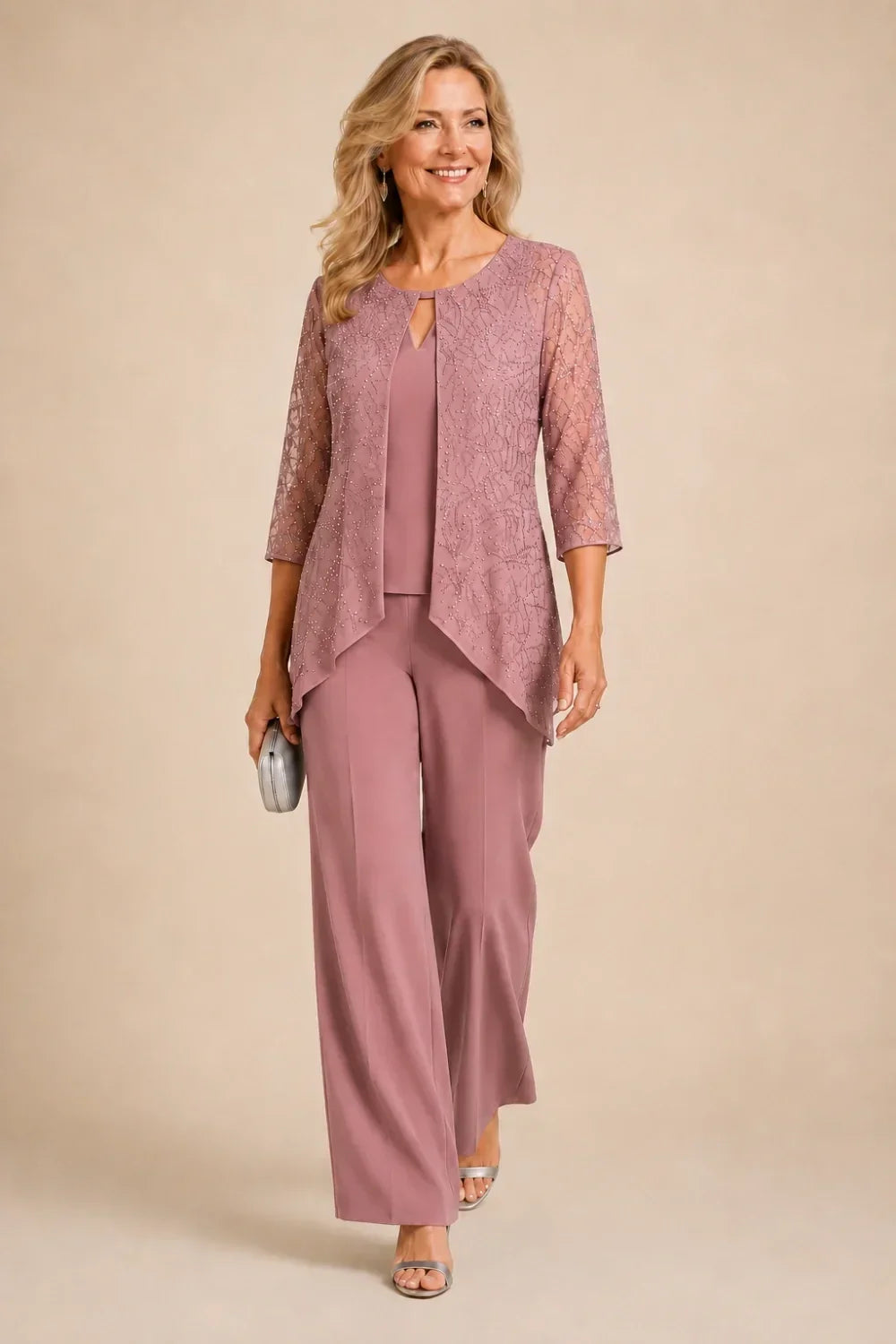 Merlettina | Layered Lace Suit