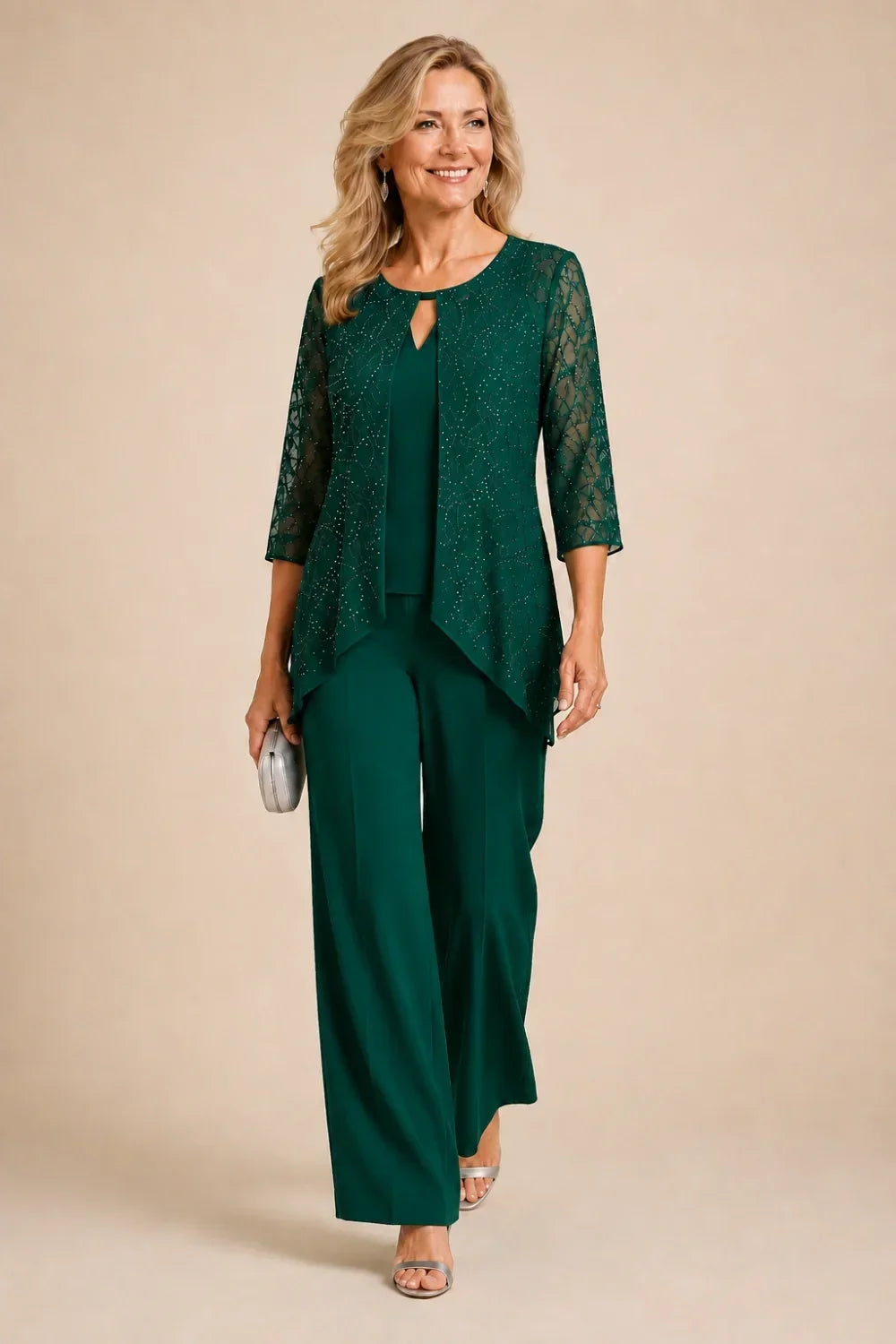 Merlettina | Layered Lace Suit